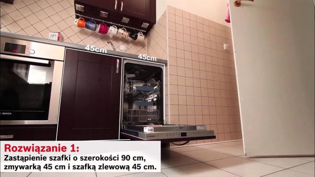 Jak zamontować zmywarkę 45 w szafce 80 - uniknij najczęstszych błędów