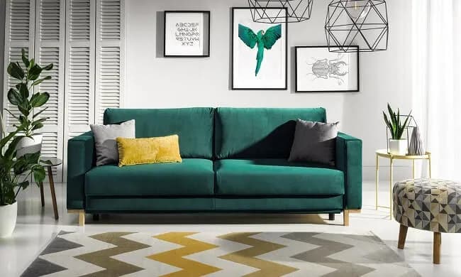 Jaki dywan do turkusowej kanapy? Oto najlepsze kolory i wzory